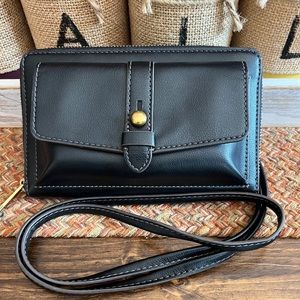 Fossil Genuine Leather Cross Body Wallet